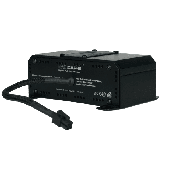 Increases Headroom to Reduce Clipping Matched for DBX4 Direct Molex Connection to Rail Output Capacitor on PCB Primo Series Amplifiers Massive Audio RailCap X 4 Farad Lightning Fast Capacitor